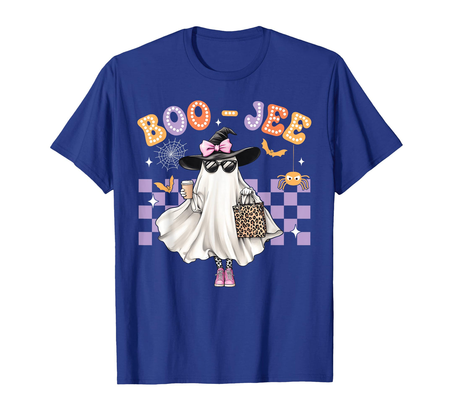 Spooky Season Cute Ghost Funny Halloween Boujee Boo-Jee T-Shirt