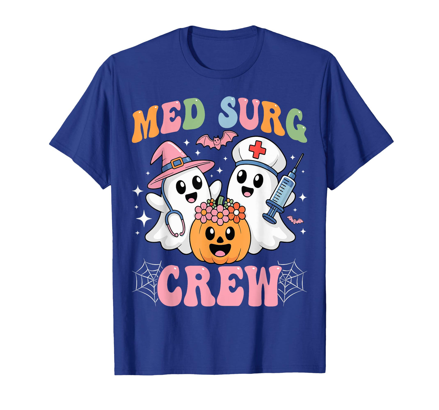 Medical Surgical Nursing Med Surg Crew Nurse Ghost Halloween T-Shirt