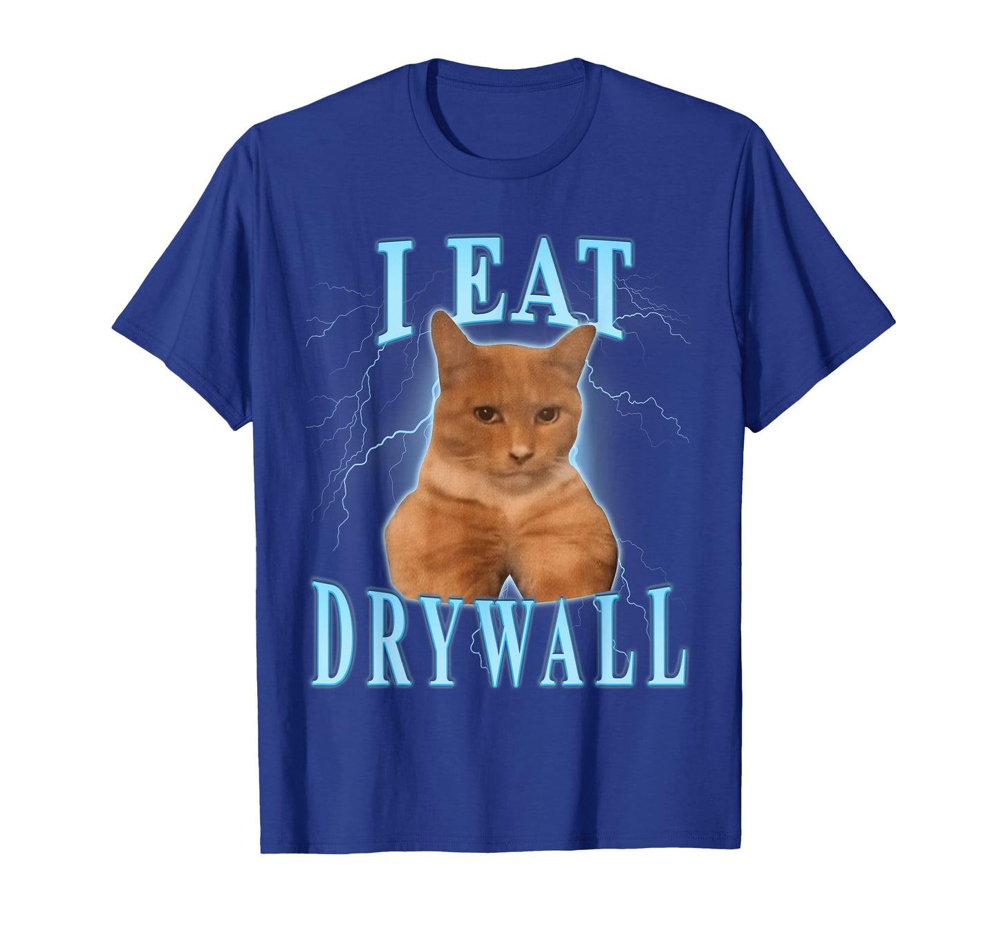 I eat drywall Cat Men Women Kids T-Shirt