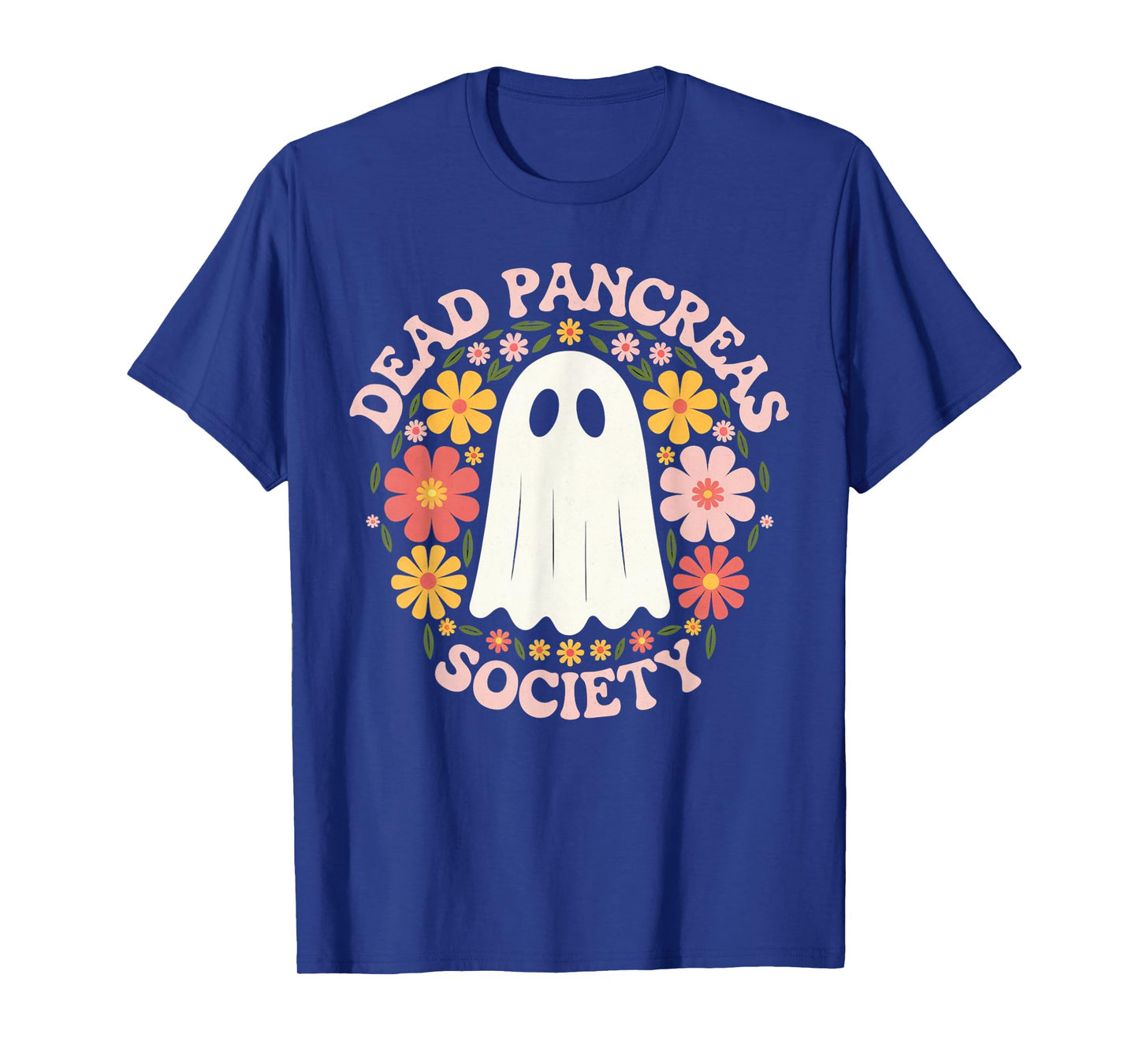 Dead Pancreas Society Ghost Diabetes Awareness T-Shirt