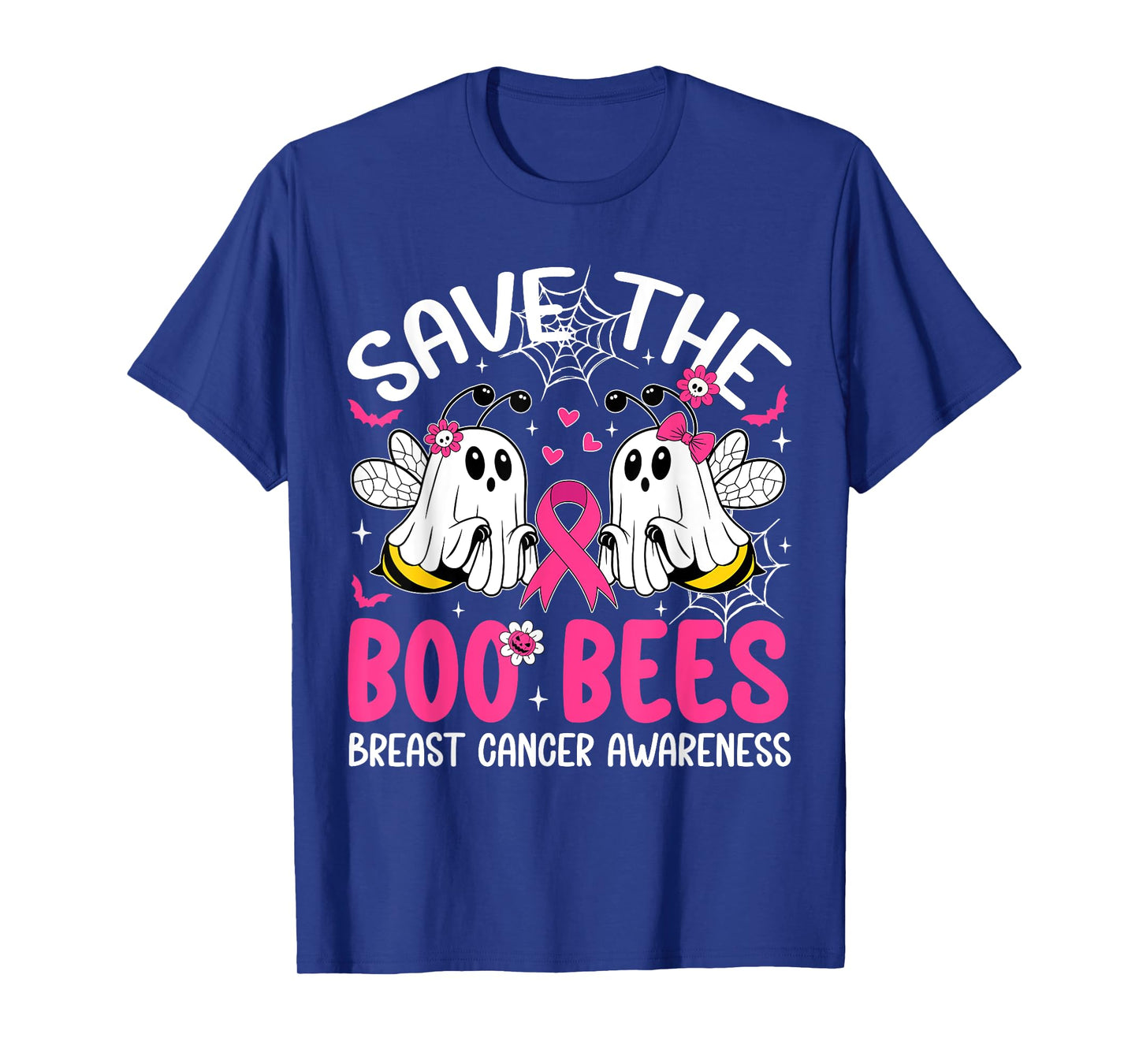 Save The Boobees Boo Bees Breast Cancer Halloween Women T-Shirt