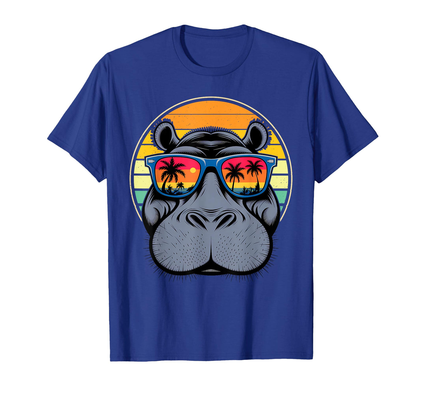 Cool Hippo Design - Cute Hippopotamus W/ Sunglass T-Shirt