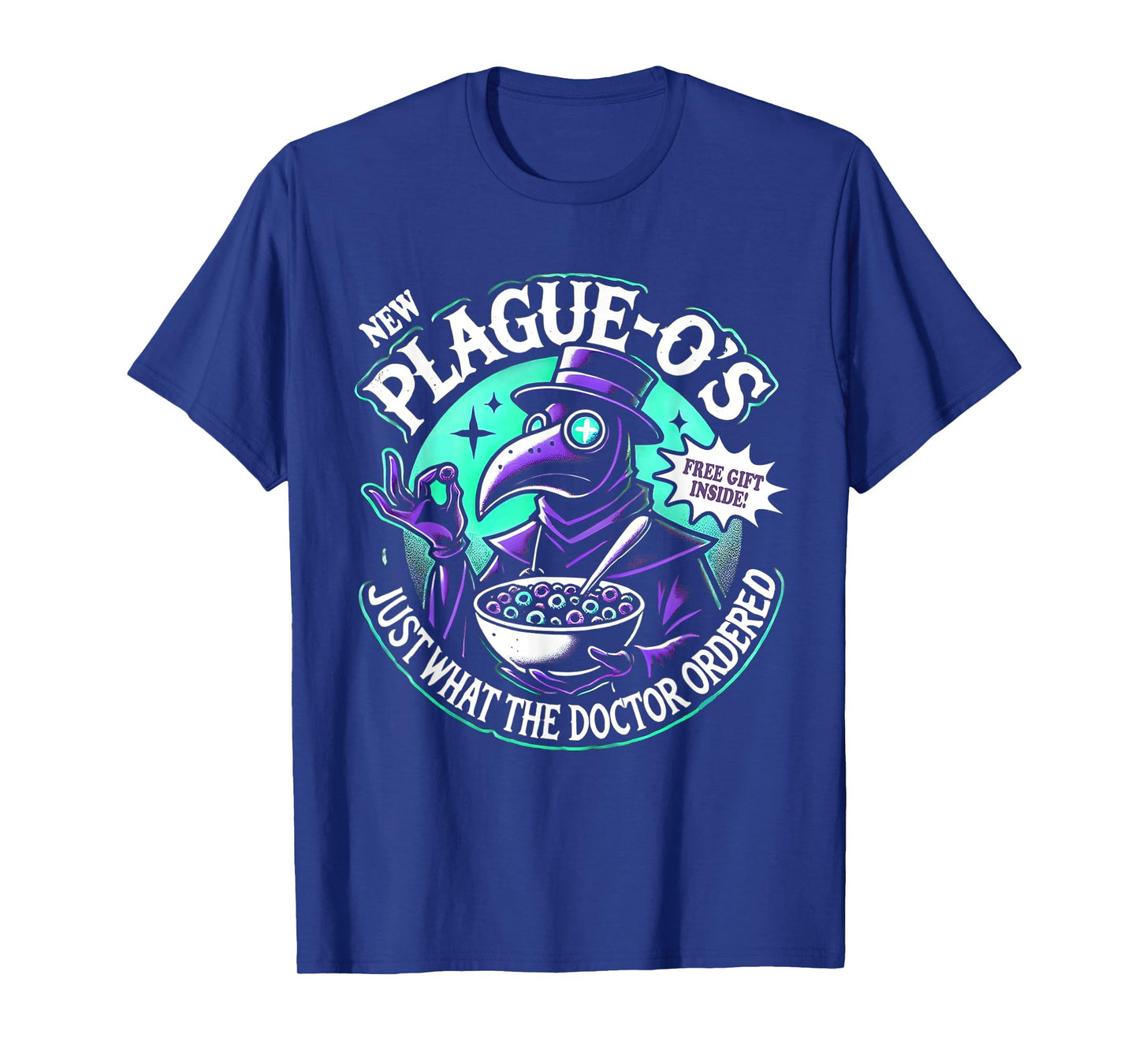 Plague Doctor Shirt Cereal Parody Plague O's Plague Doctor T-Shirt