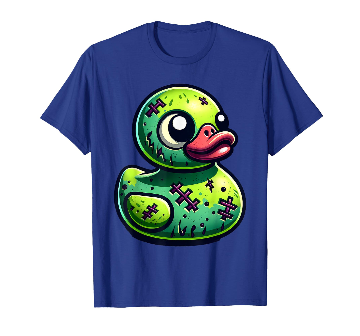 Rubber Duck Zombie Halloween Ducky Women Girls T-Shirt