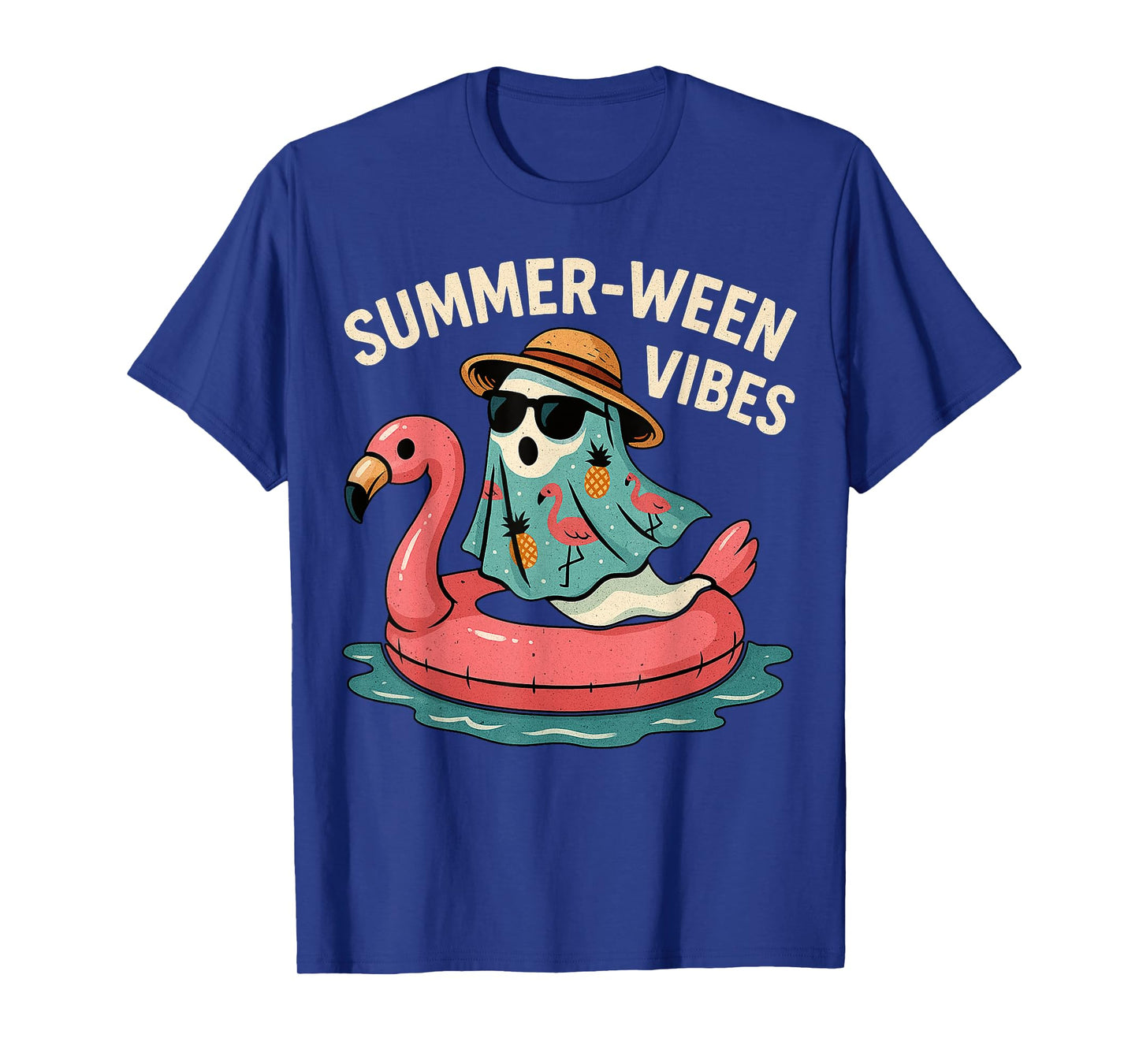 Halloween Summer Ween Funny Boo Float Costume T-Shirt