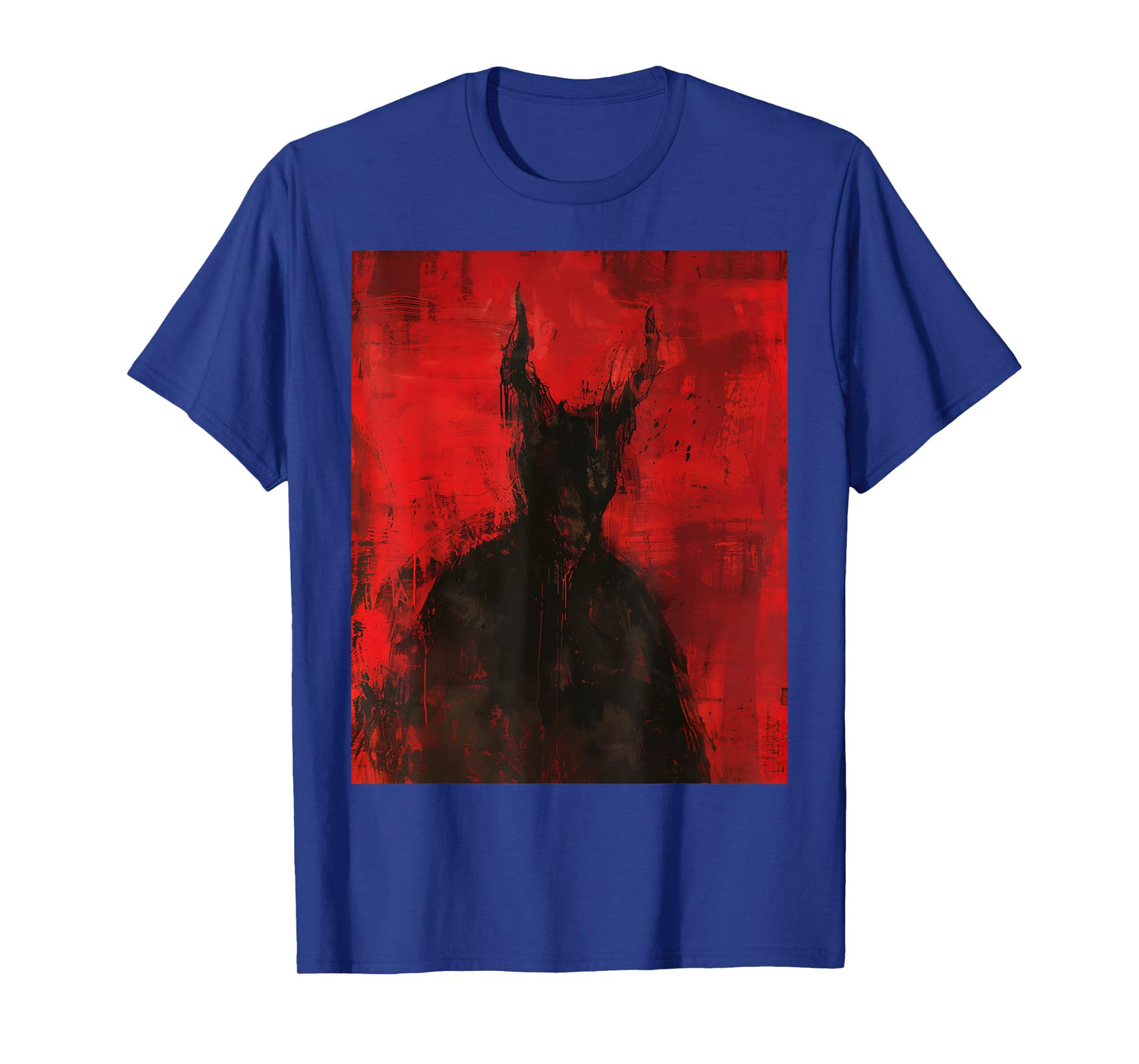 Red Demon Satan Baphomet Horror Art Goth Dark Hell Occult T-Shirt