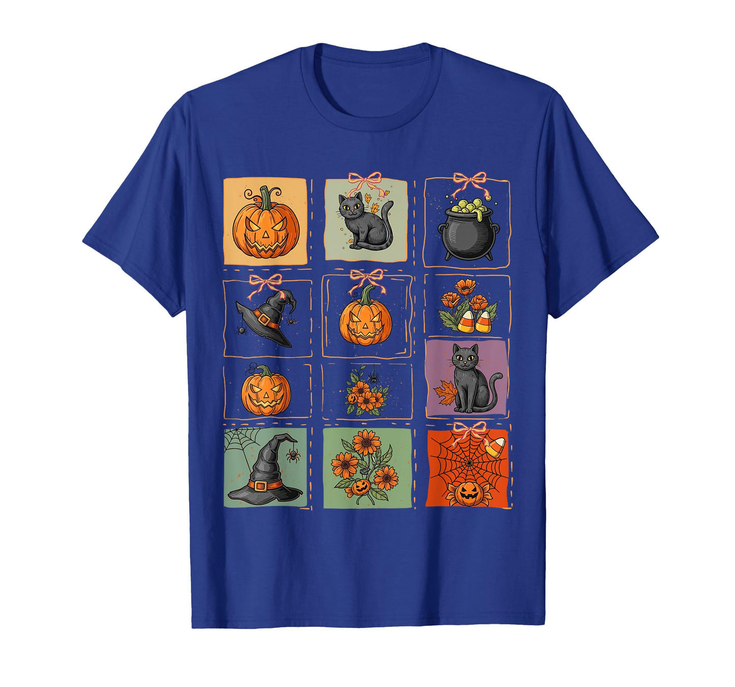 Spooky Season Floral Halloween Pumpkin Autumn Jack-o-lantern T-Shirt