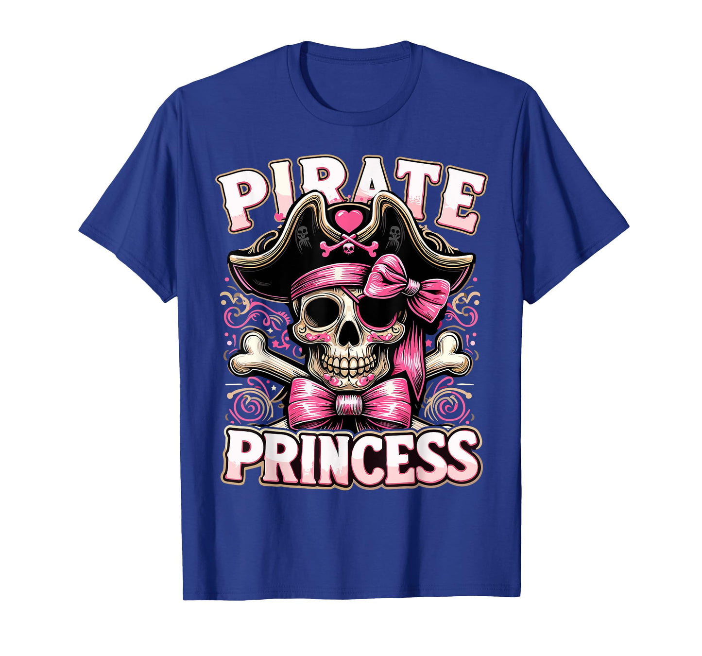 Funny Halloween Costume Pirate Princess Coquette Bow T-Shirt