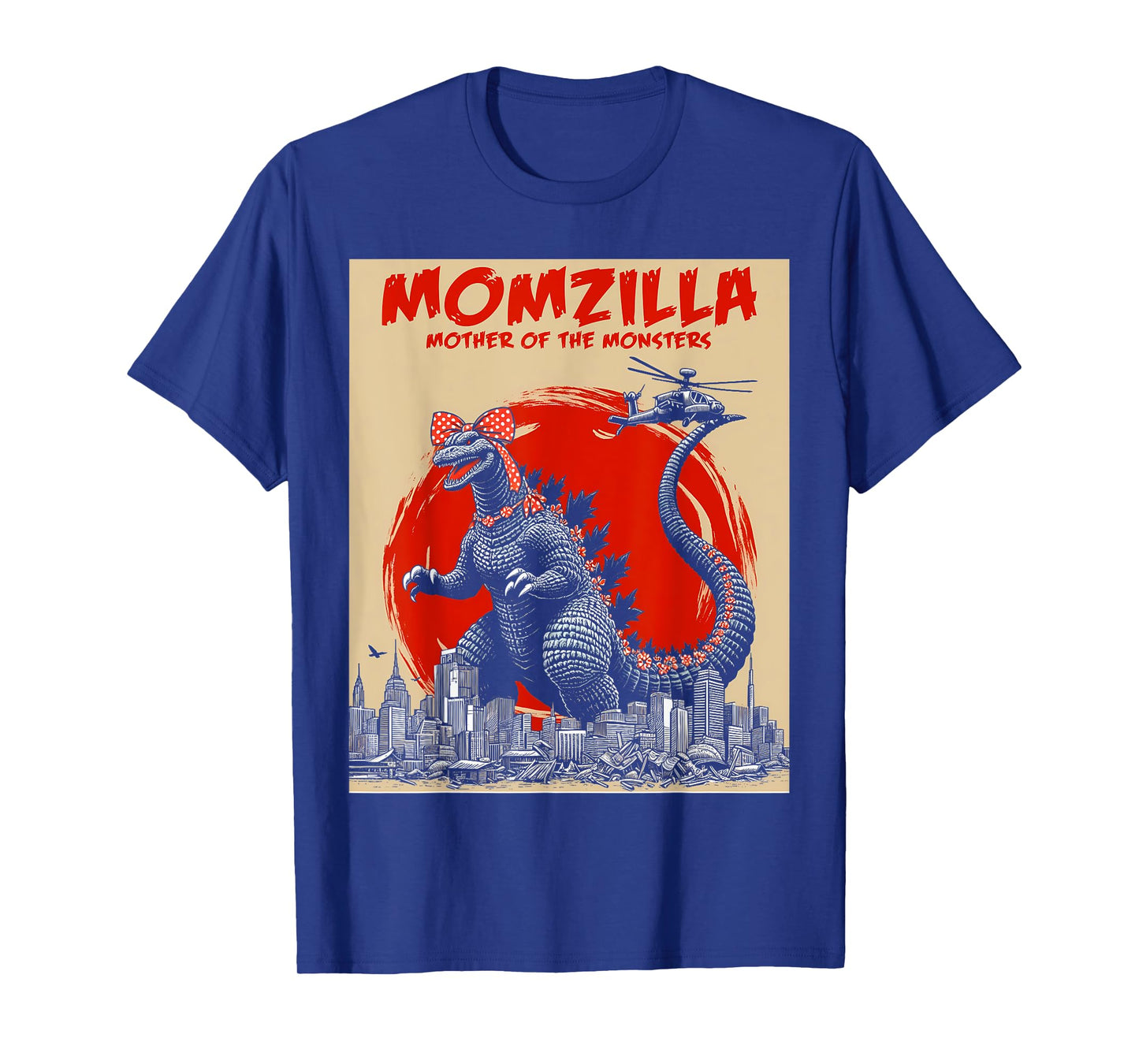 Momzilla Mother Of Monsters Retro Vintage Mama Mother's Day T-Shirt