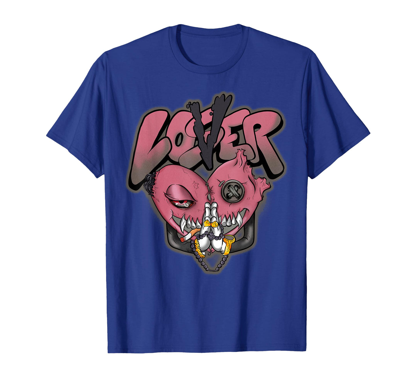 Graphic Loser Love Drip Pink Heart Matching Pink Apparel T-Shirt
