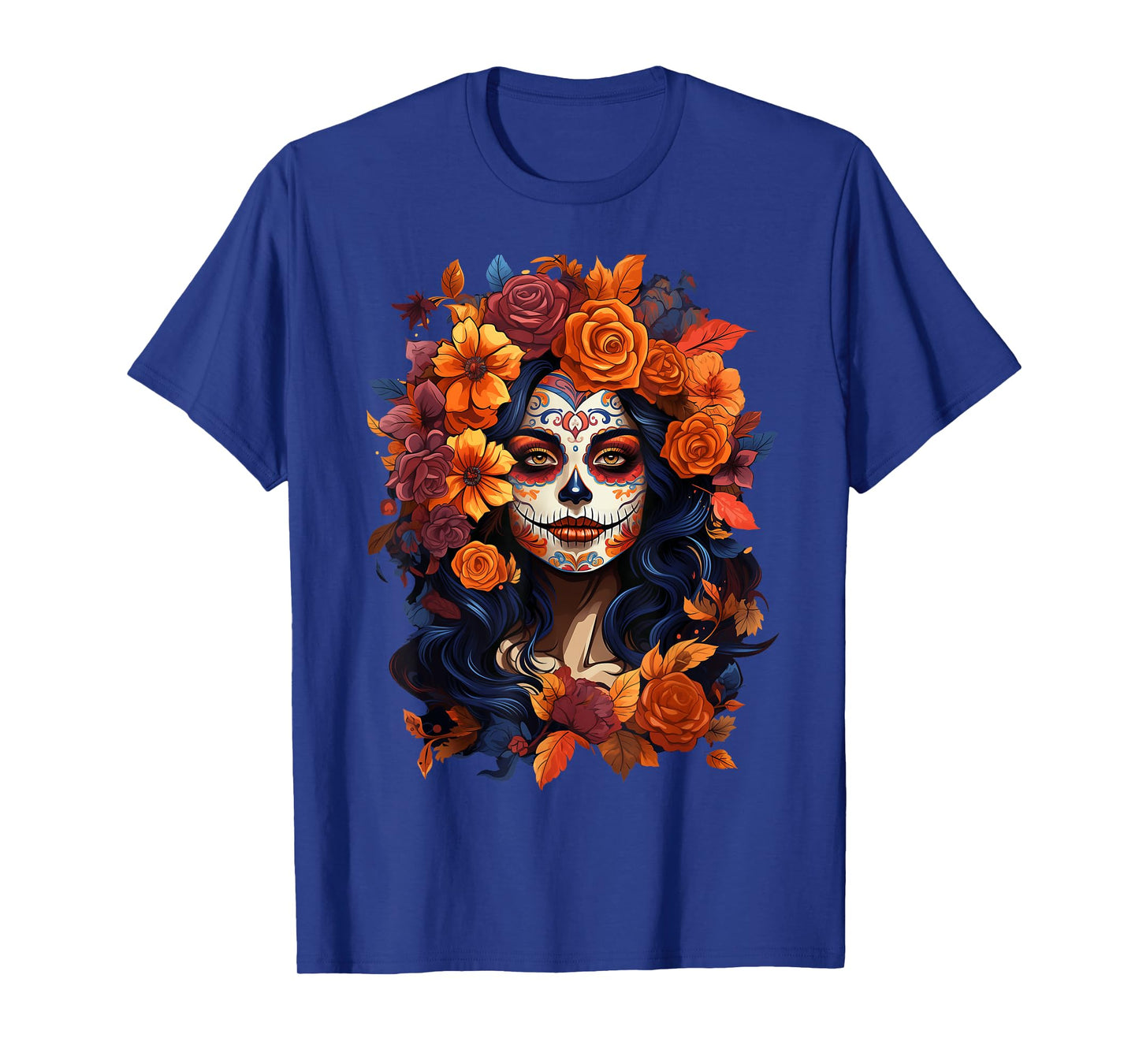 Dia De Los Muertos Mexican Sugar Skull Day Of The Dead Women T-Shirt