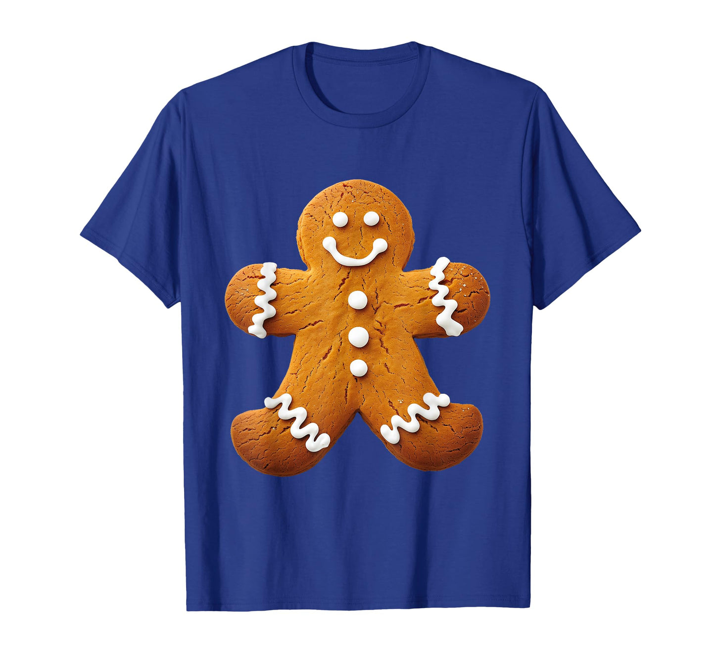 Gingerbread Man Costume Funny Halloween Christmas Graphic T-Shirt