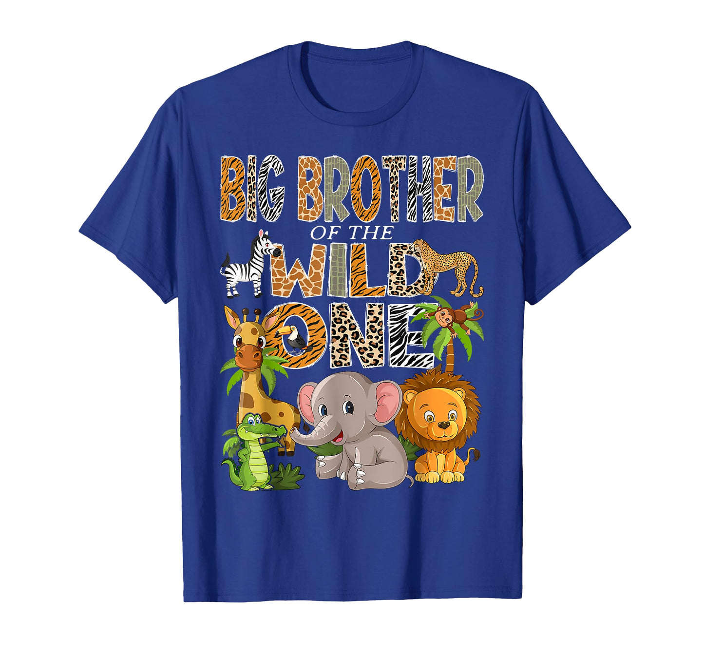 Big Brother Of The Wild One 1St Birthday Boy Safari Jungle T-Shirt