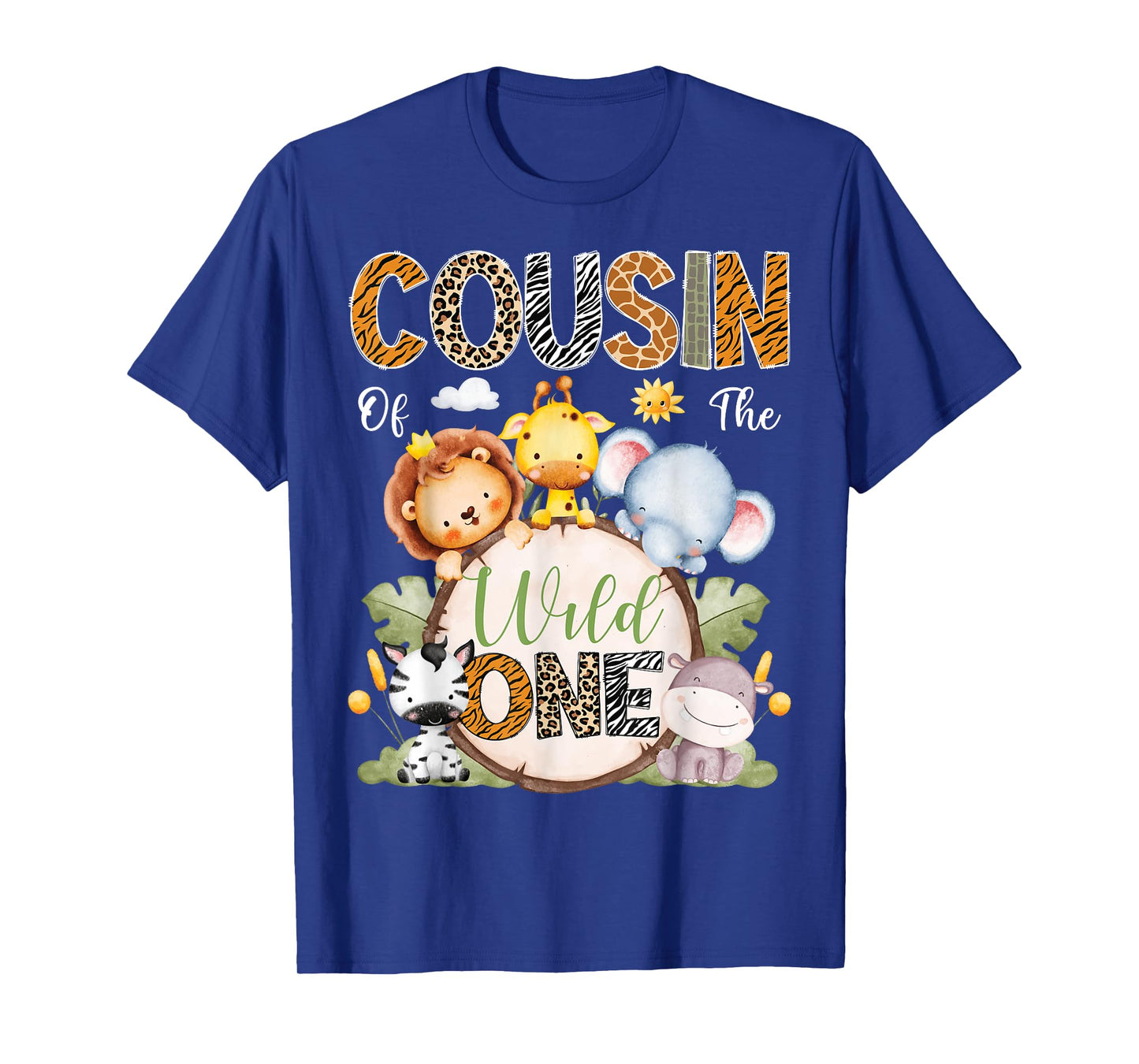 Cousin Of The Wild One 1St Birthday Boy Safari Jungle T-Shirt