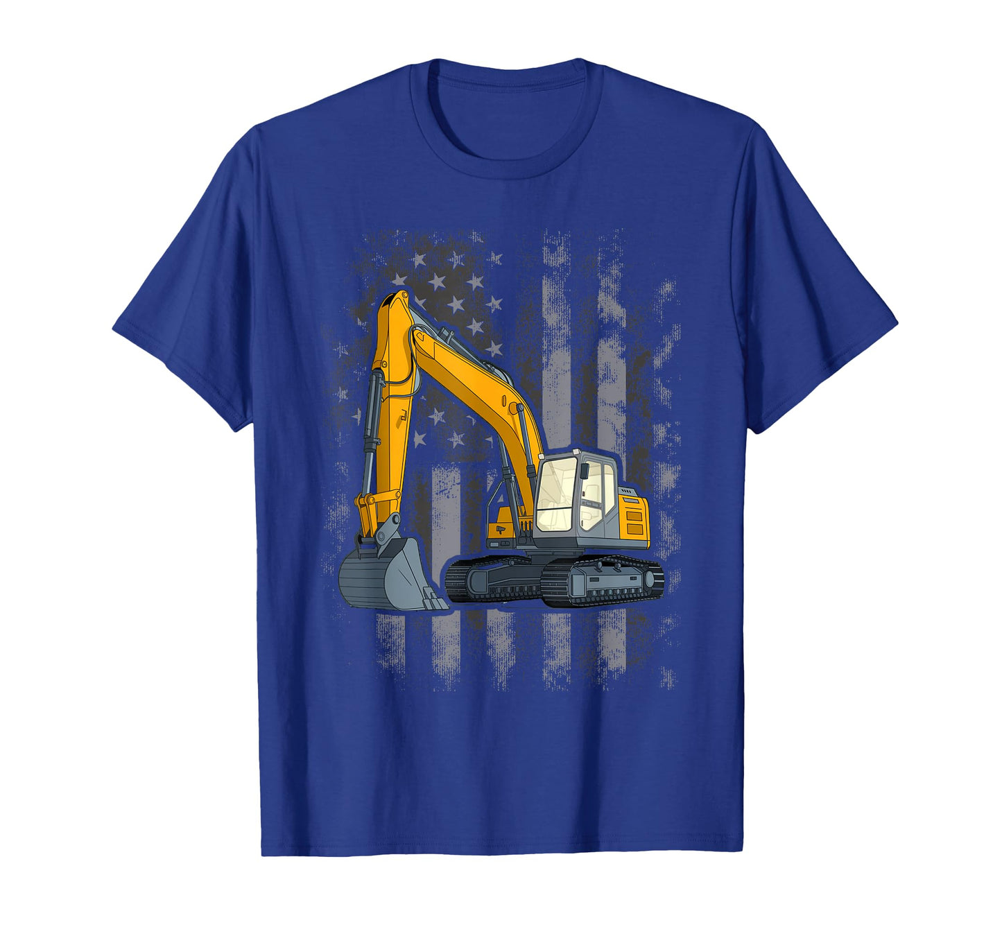 Heavy Equipment Operator Design On Back Of Clothing T-Shirt