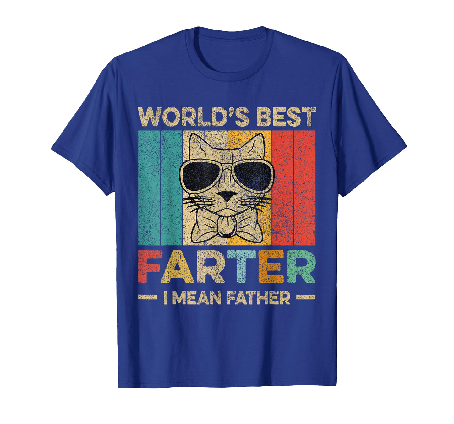 Worlds Best Farter I Mean Father Mens Fathers Day Dog Dad T-Shirt