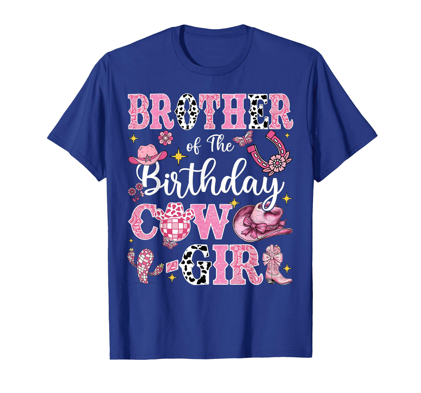 Brother Of The Birthday Cow-Girl Rodeo Brother Bday Party T-Shirt