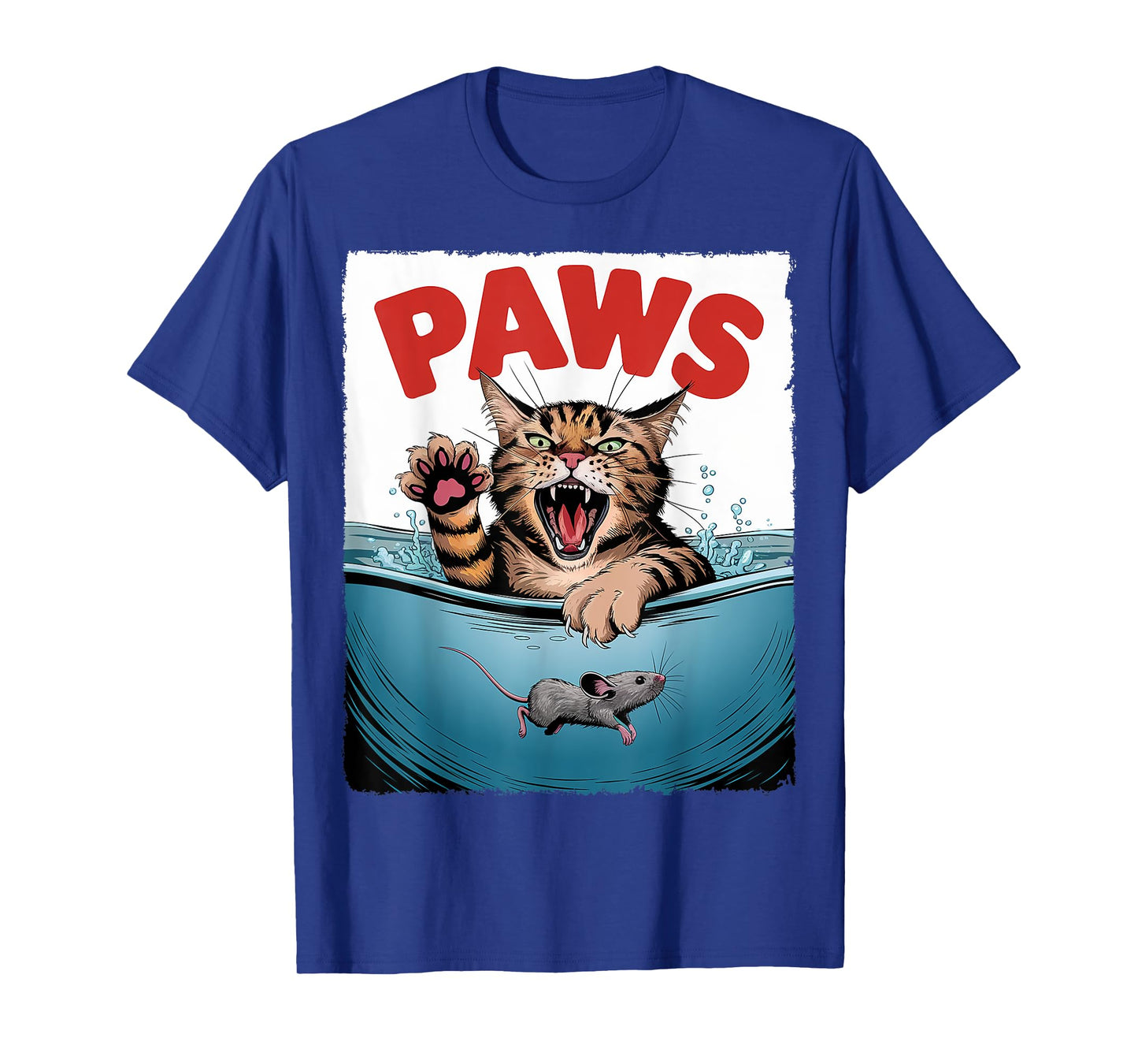 Parody Cat Mouse Kitten Gifts For Cat Lover Cat Mom Cat Dad T-Shirt for Men Women Kids