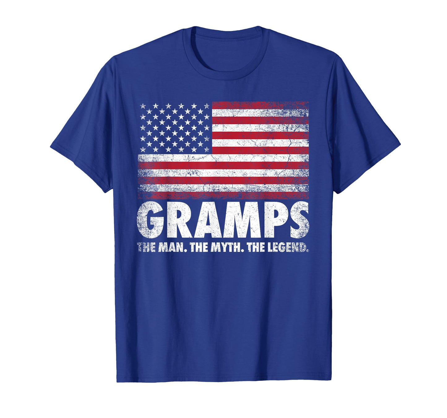 Gramps The Man Myth Legend Father's Day 4th of July Grandpa T-Shirt
