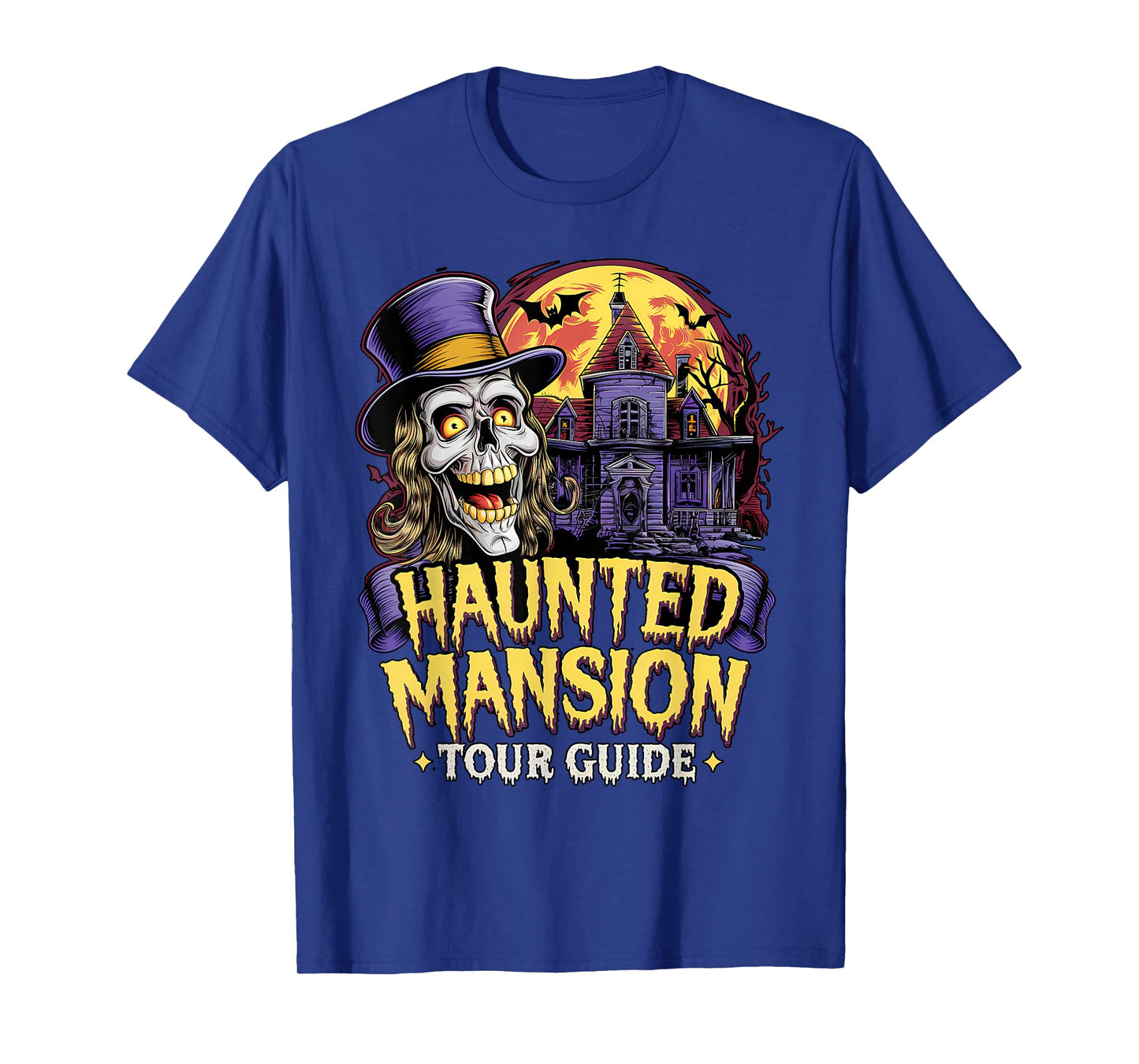 Halloween Haunted Mansion Tour Guide: Spooky Night Awaits T-Shirt