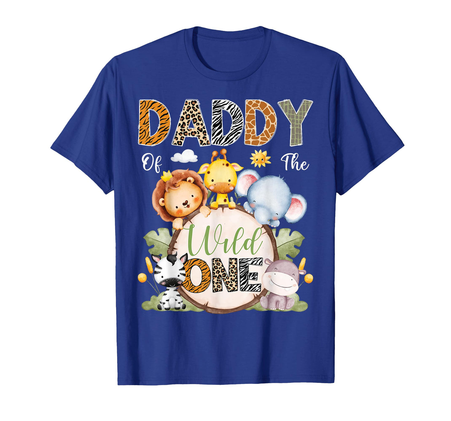 Daddy Of The Wild One 1St Birthday Boy Safari Jungle T-Shirt