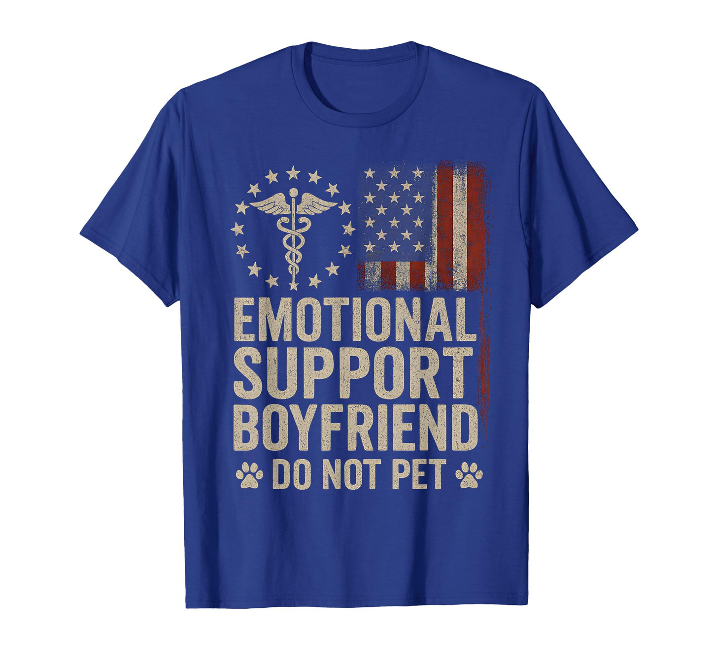 Emotional Support Boyfriend Do Not Pet Funny BF T-Shirt