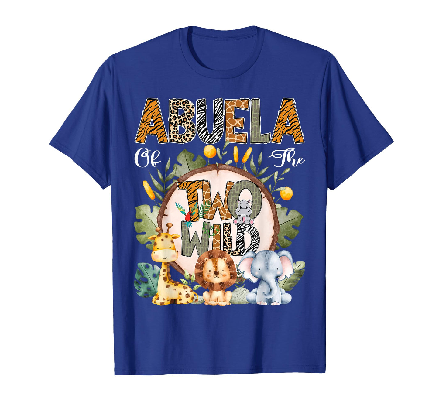 Abuela Of The Two Wild Animal Safari 2Nd Birthday Party T-Shirt