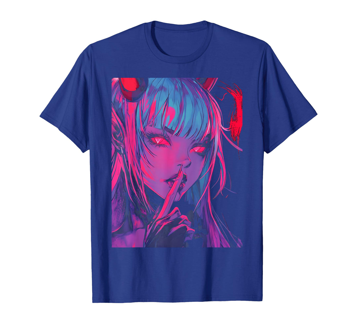 Goth Grunge Girl Waifu Demon Anime Horror Alt Aesthetic T-Shirt