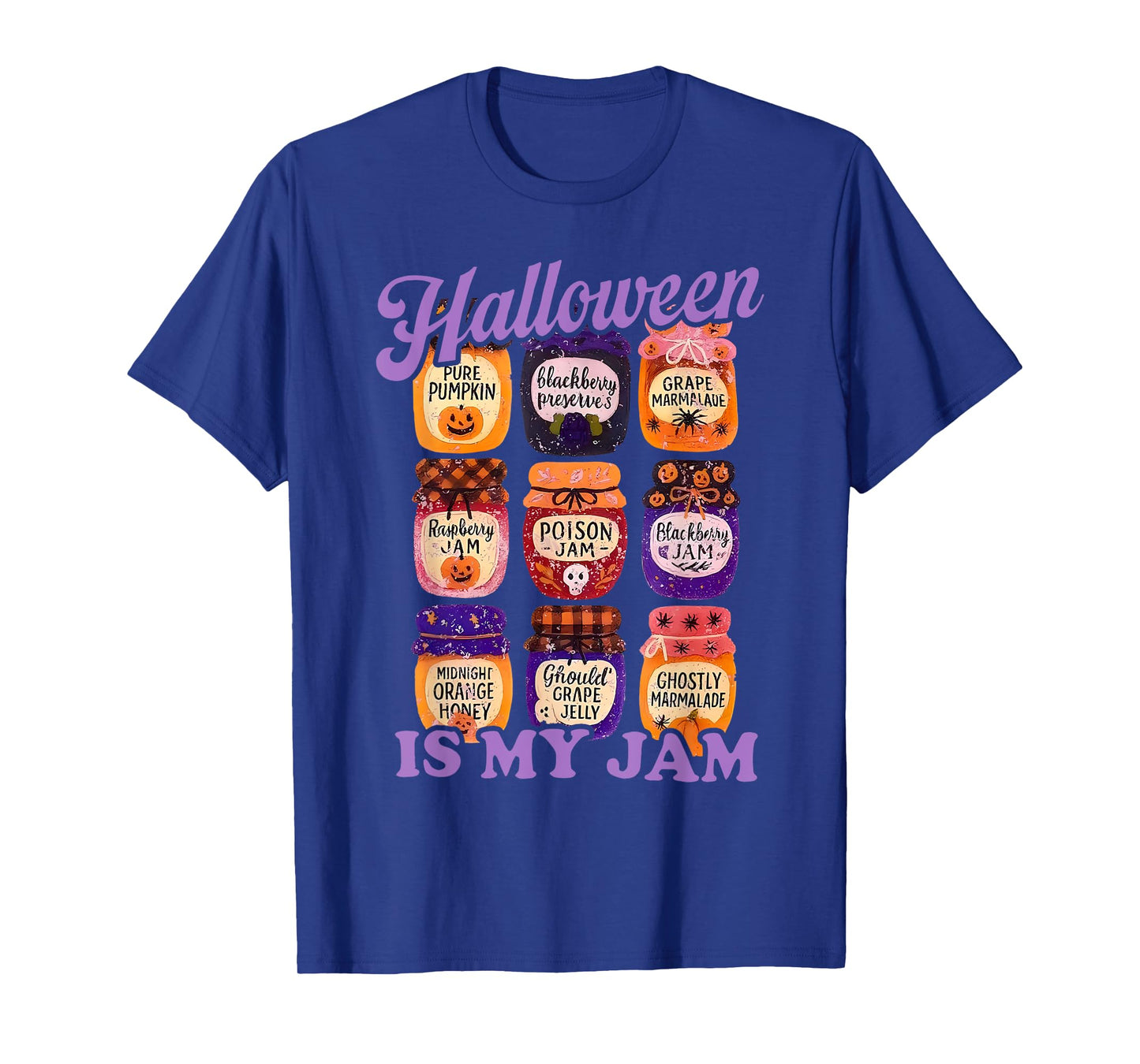 Halloween Is My Jam Pumpkin Scary Fall Autumn Spooky Season T-Shirt