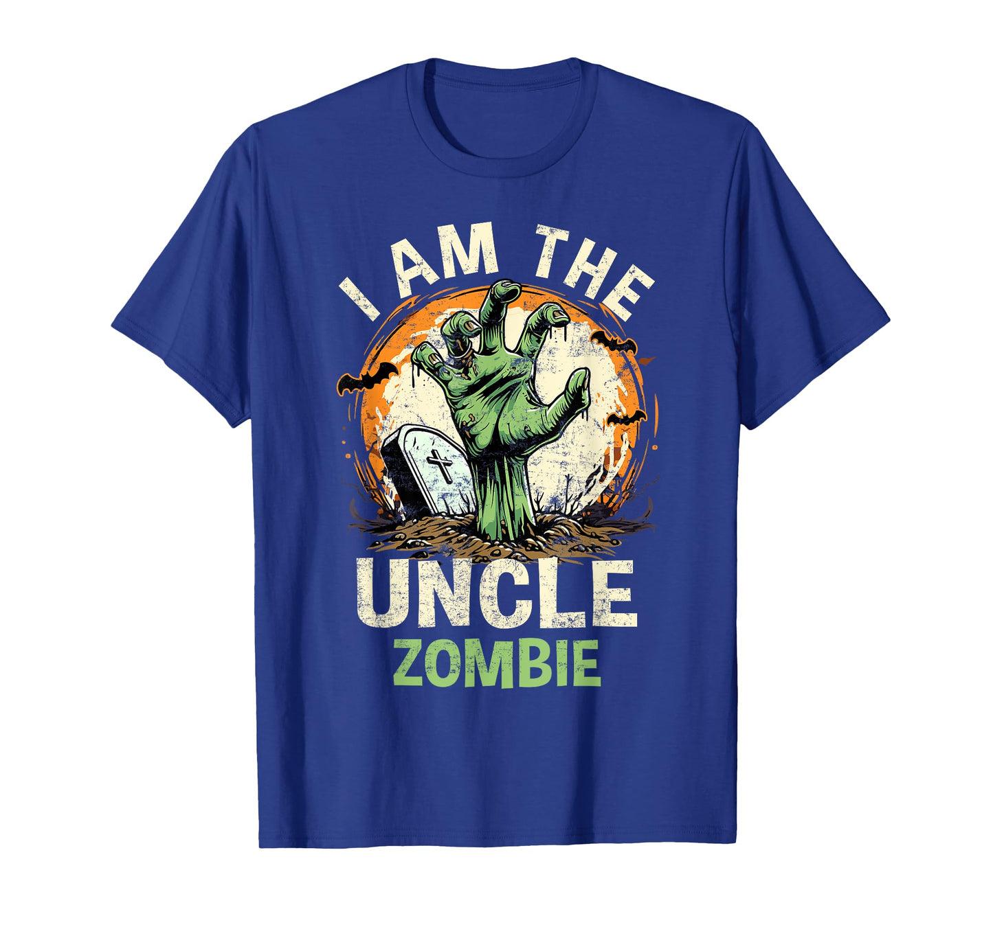 I Am The Uncle Zombie Halloween Costume Zombie Family T-Shirt