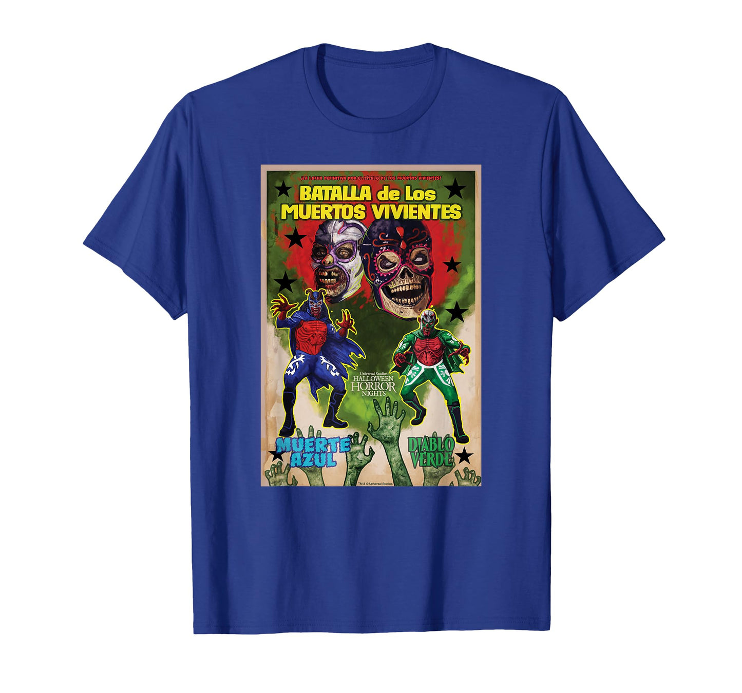 Universal Halloween Horror Nights Lucha Libre Zombies T-Shirt