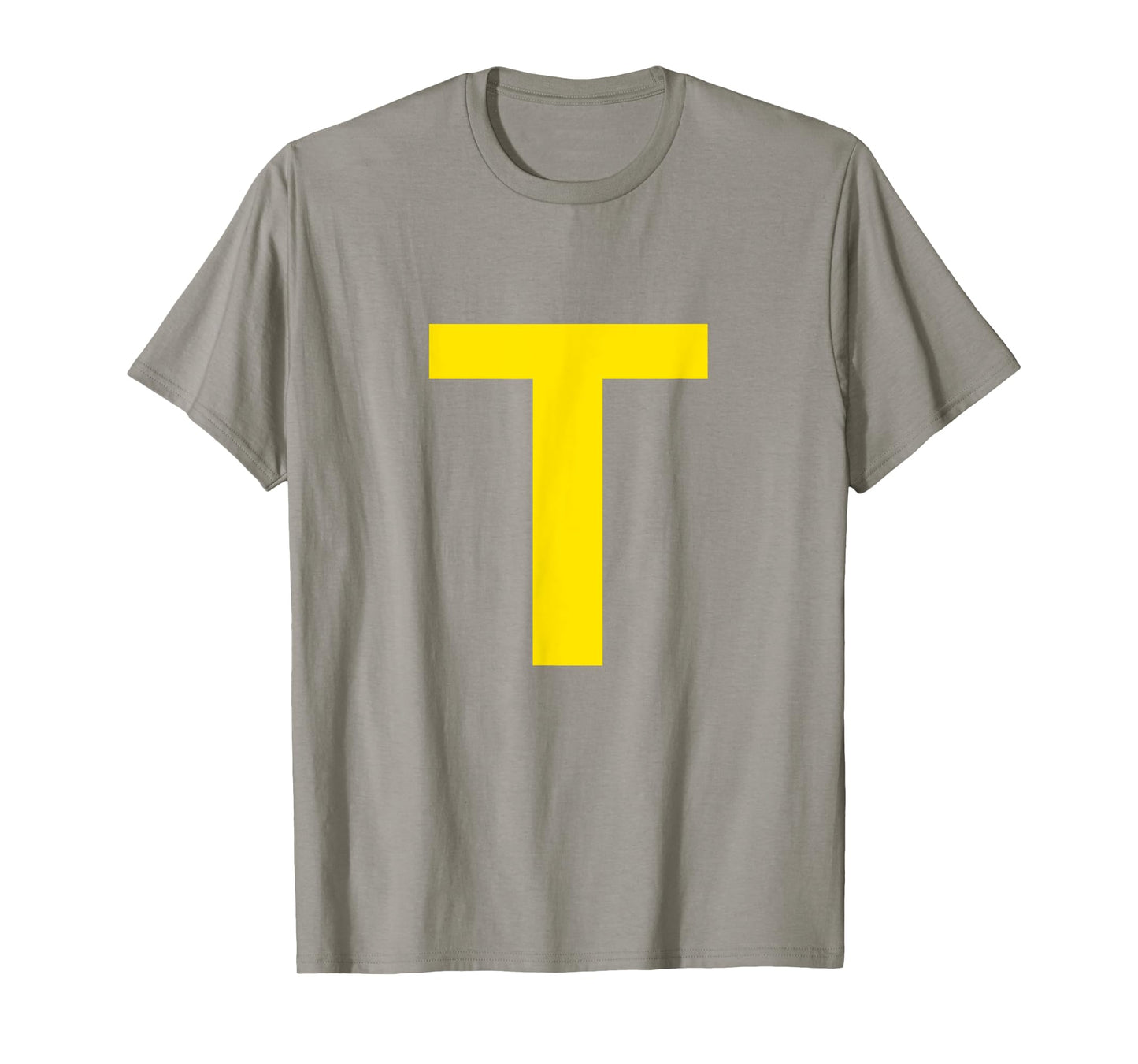 letter t funny chipmunk group matching halloween costume T T-Shirt