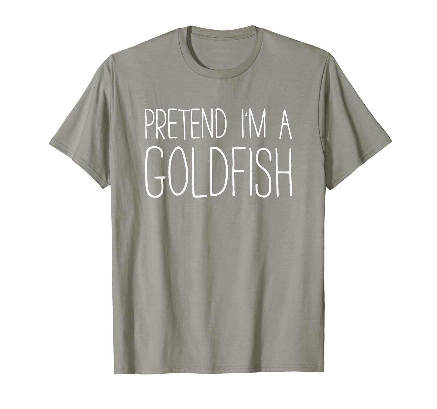 Pretend I'm A Goldfish Shirt Adult Kids Men Women Costume T-Shirt