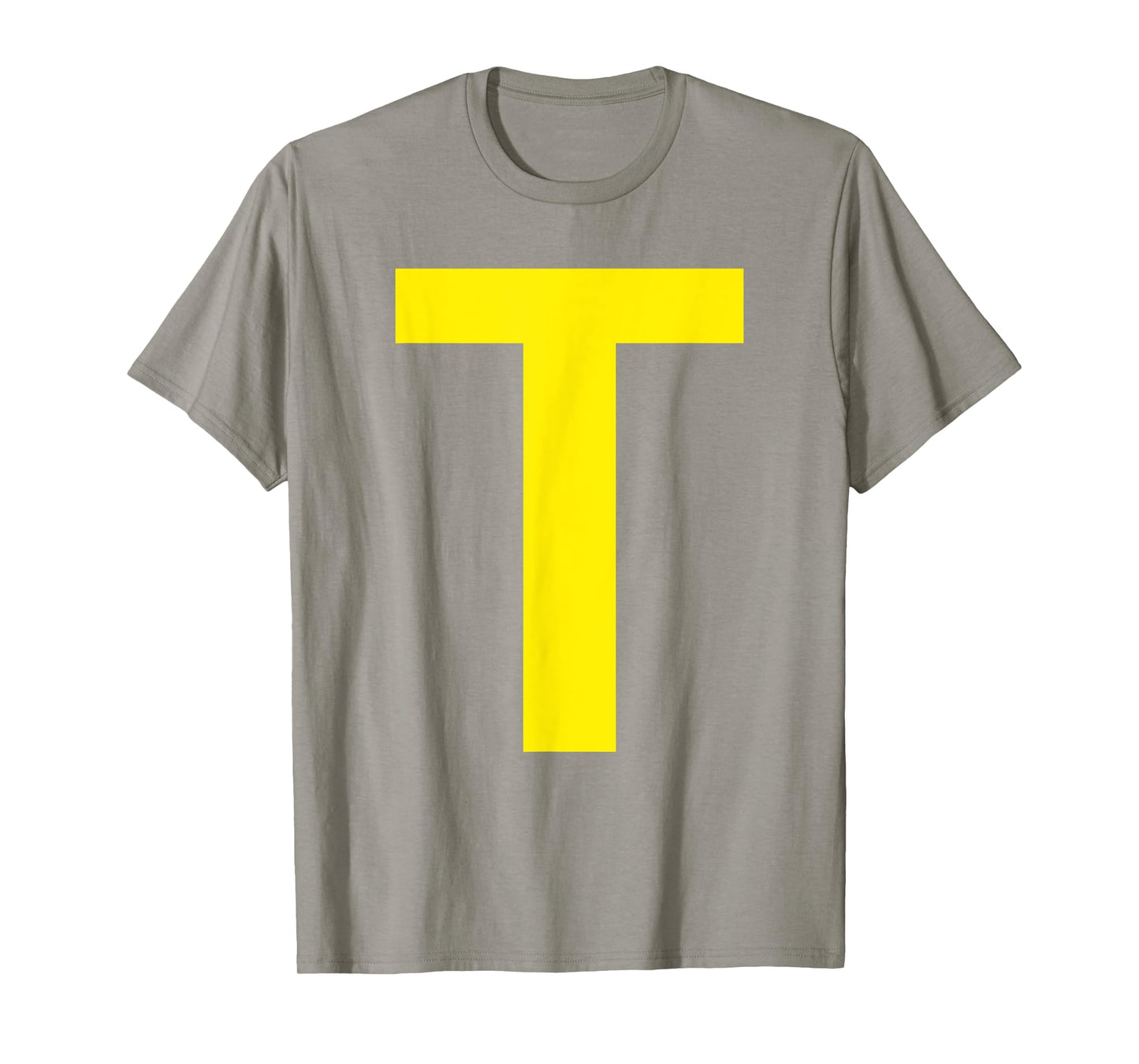 Letter T Funny Chipmunk Group Halloween Thanksgiving Costume T-Shirt