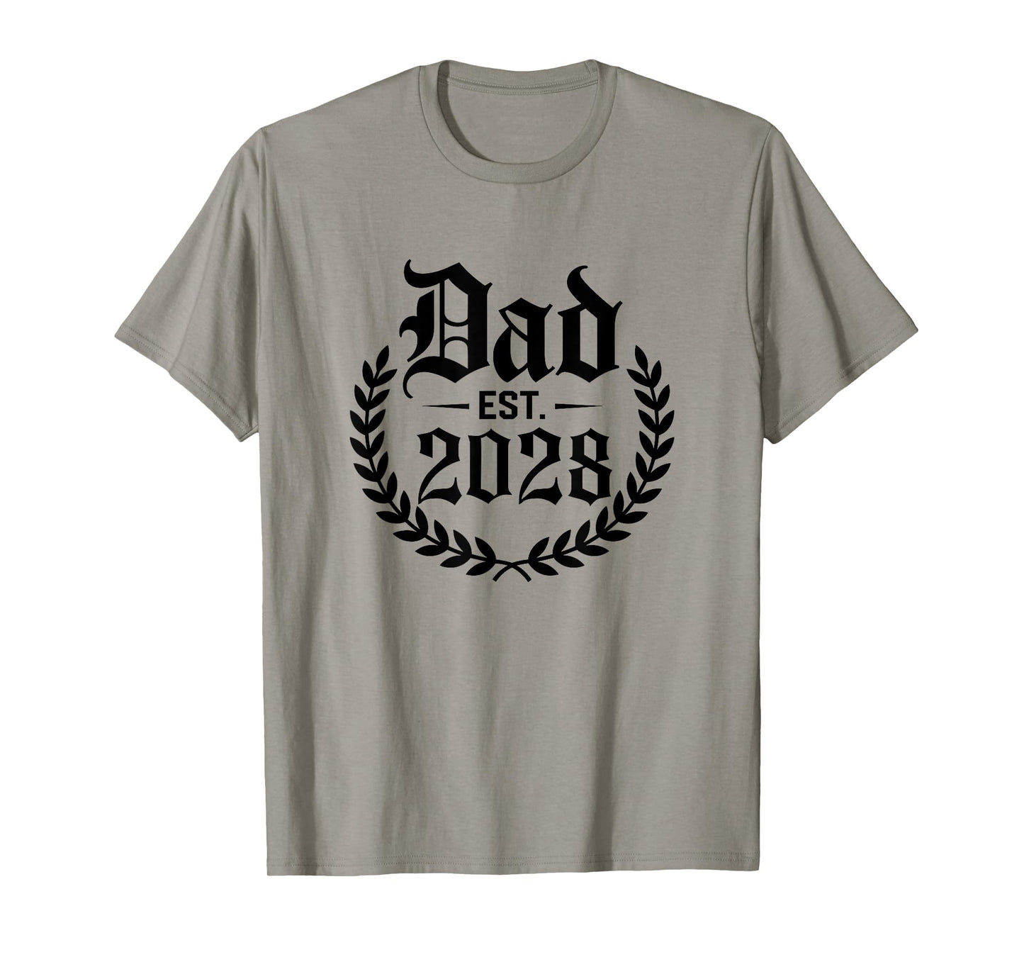 Dad Est 2028 Logo Dad 2028 Promoted To Daddy T-Shirt