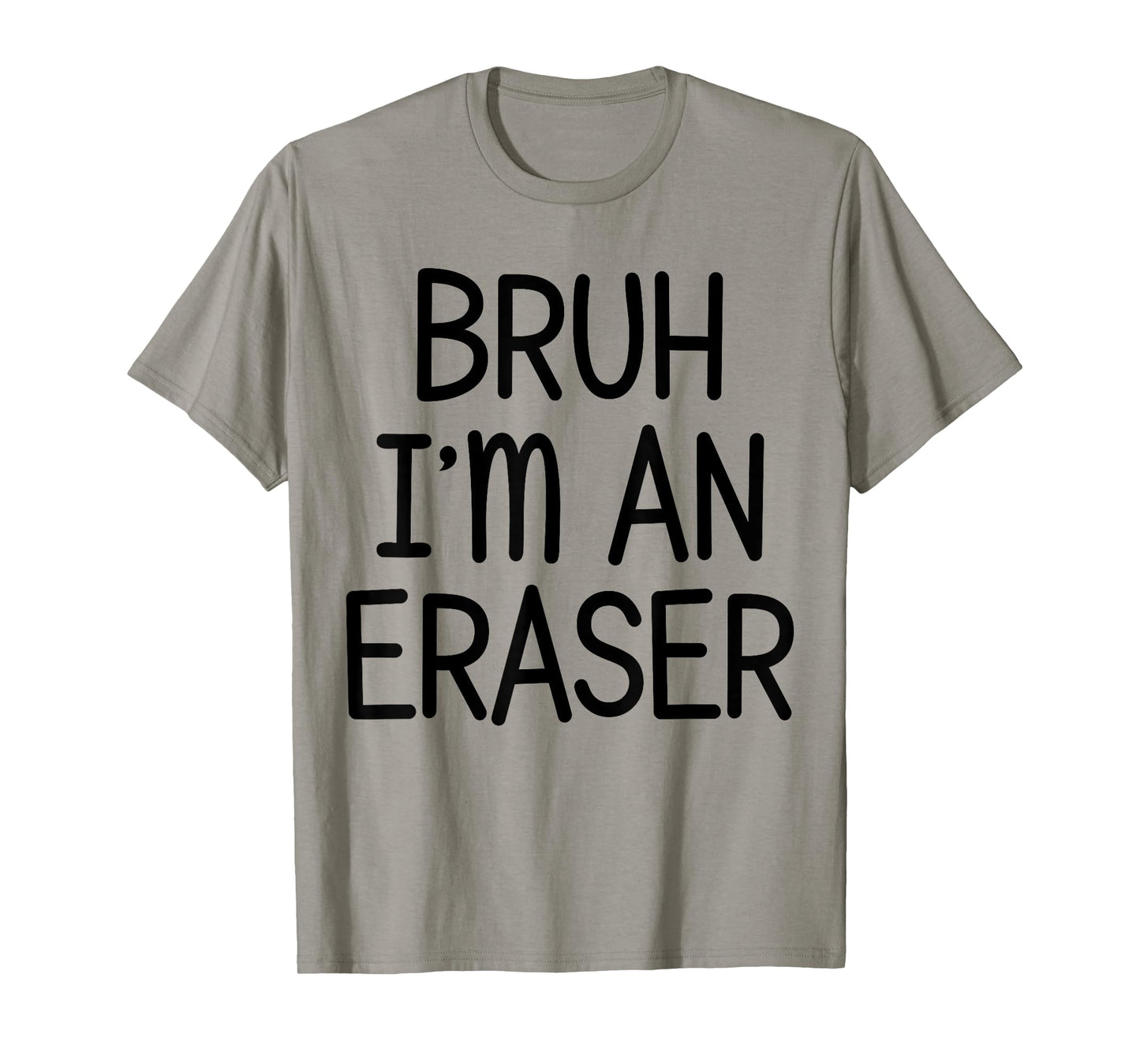 Pretend I'm An Eraser Funny Lazy Halloween Costume Party T-Shirt