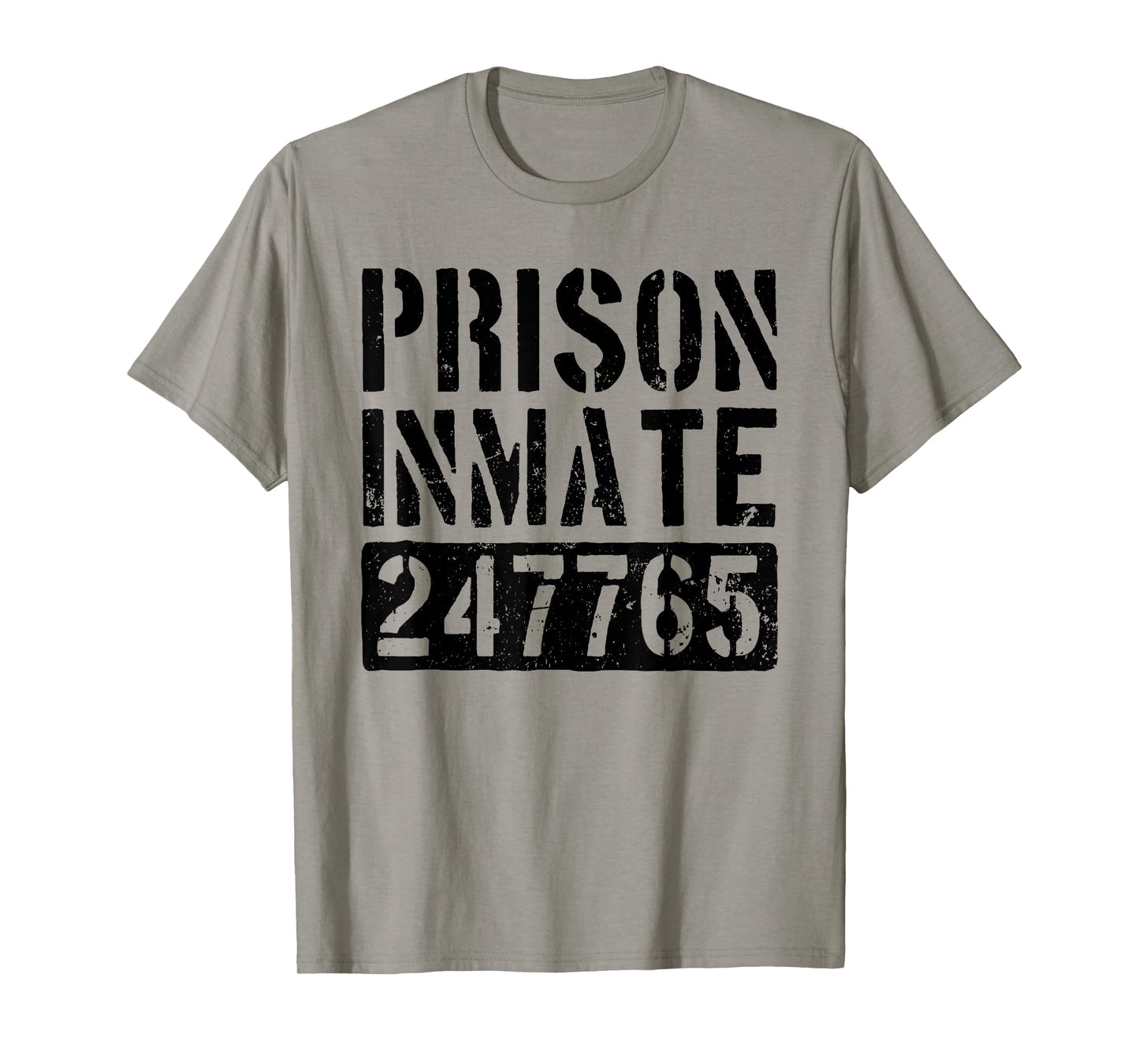 Prison Inmate Funny Jail Inmate Costume Men T-Shirt