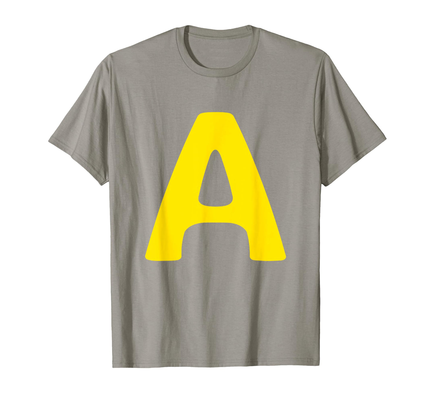 Yellow Lettre A Group Matching Halloween Costumes T-Shirt