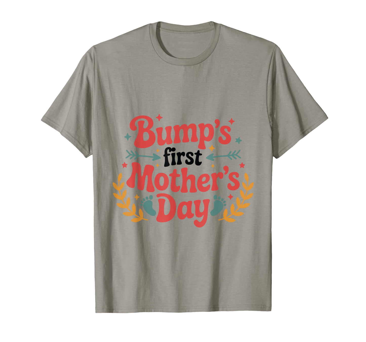 Bump’s First Mother's Day for a New Expecting Mom T-Shirt
