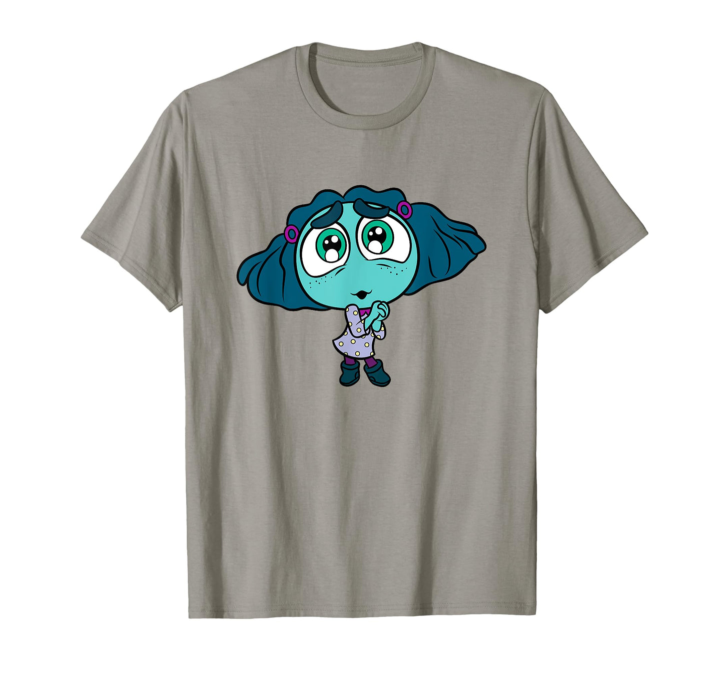 Disney Pixar Inside Out 2 Little Cute Envy Big Eyes Portrait T-Shirt
