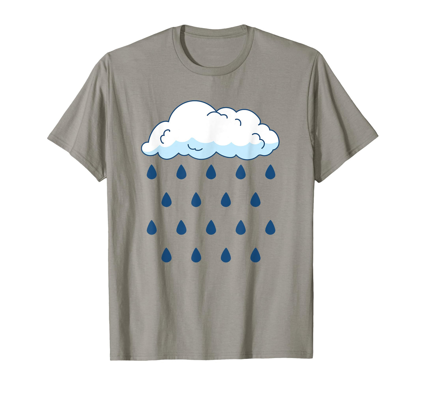 White Cloud Rain Drop Costume Christmas Halloween T-Shirt