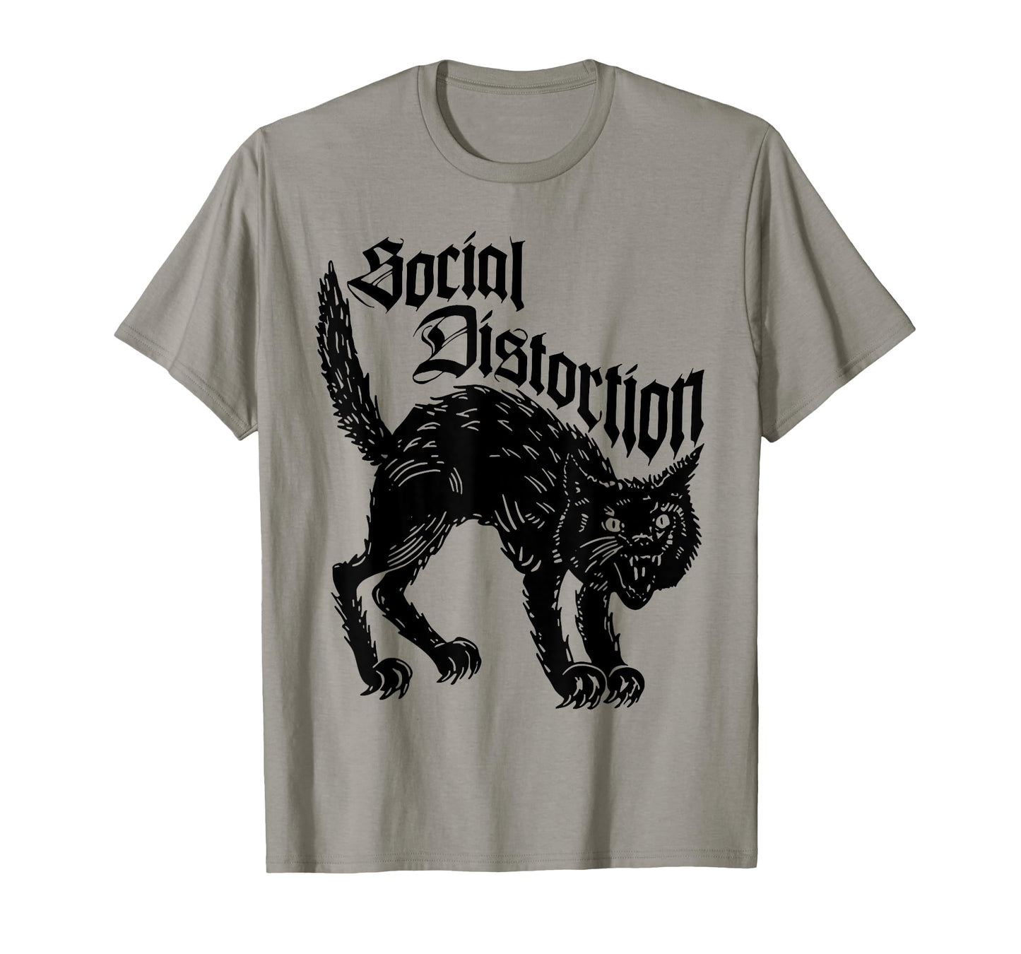 Social Distortions Black Cat Meow T-Shirt