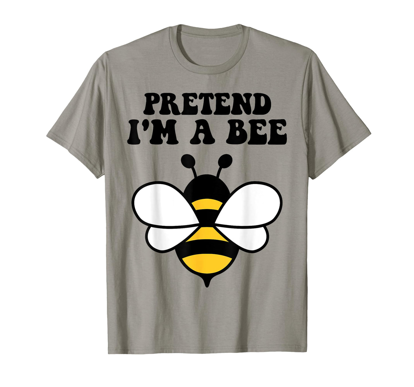 Halloween Yellow Costume Men Women Boys Pretend I'm a Bee T-Shirt