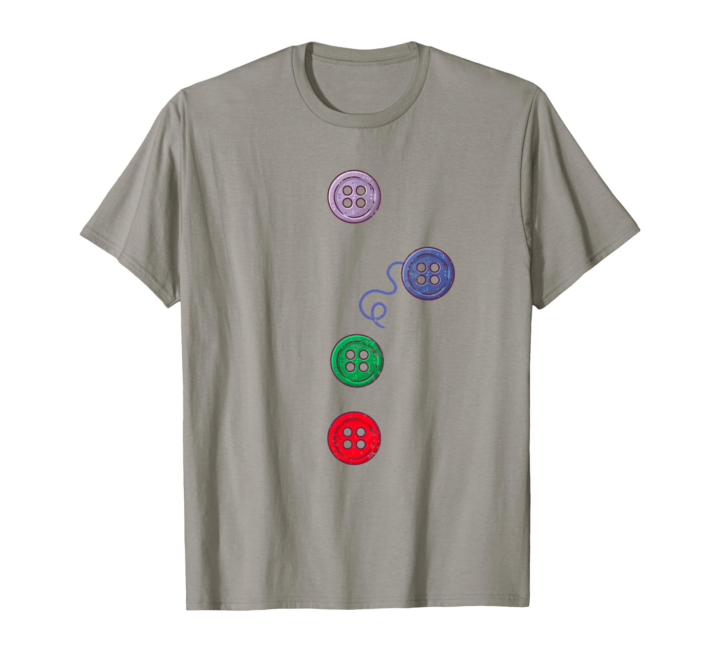 Four Groovy Buttons Blue Cat Funny Halloween Costume Kids T-Shirt