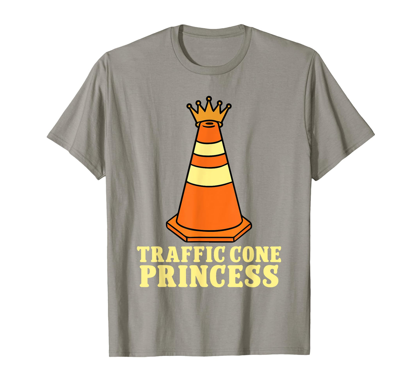 Lazy Halloween Costume Traffic Cone Princess T-Shirt