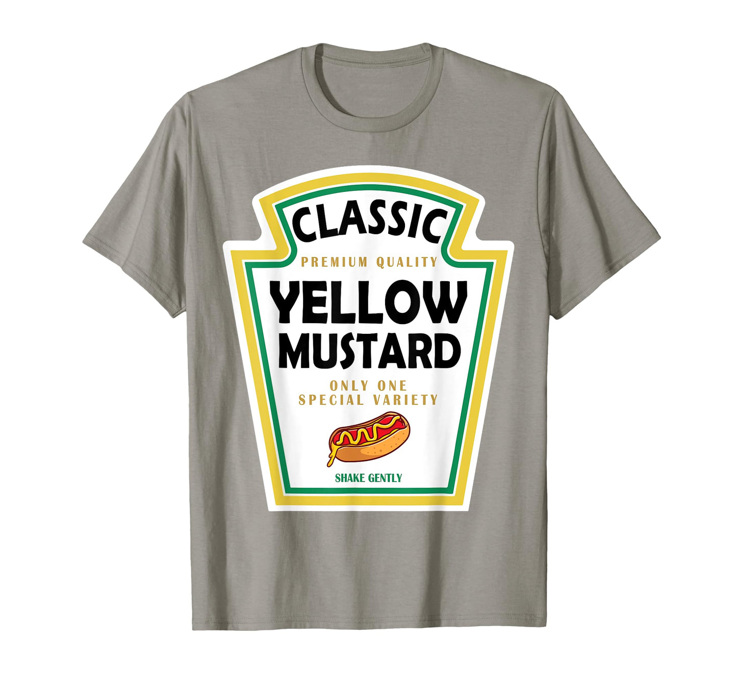Yellow Mustard DIY Halloween Costume Matching Group Mustard T-Shirt