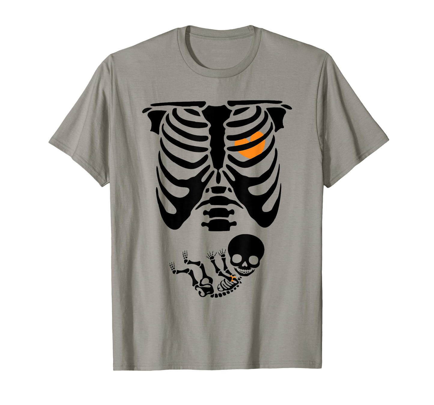 Skeleton Pregnancy Halloween Spooky Mom To Be Baby Reveal T-Shirt