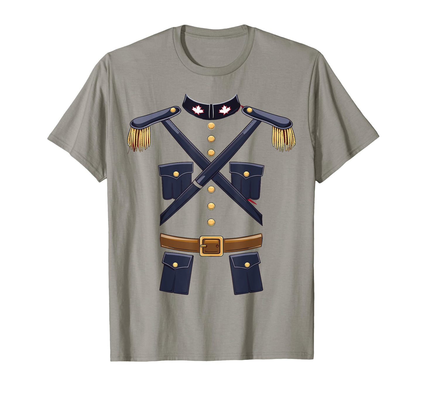 : Funny Canadian Mountie Costume Halloween T-Shirt