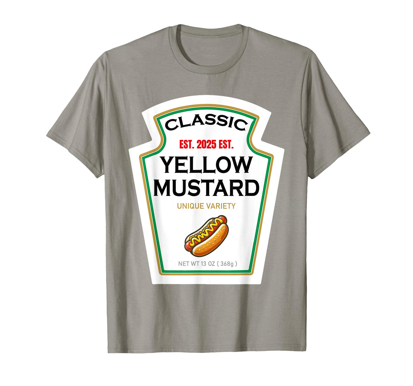Yellow Mustard DIY Costume Matching Couples Groups Halloween T-Shirt