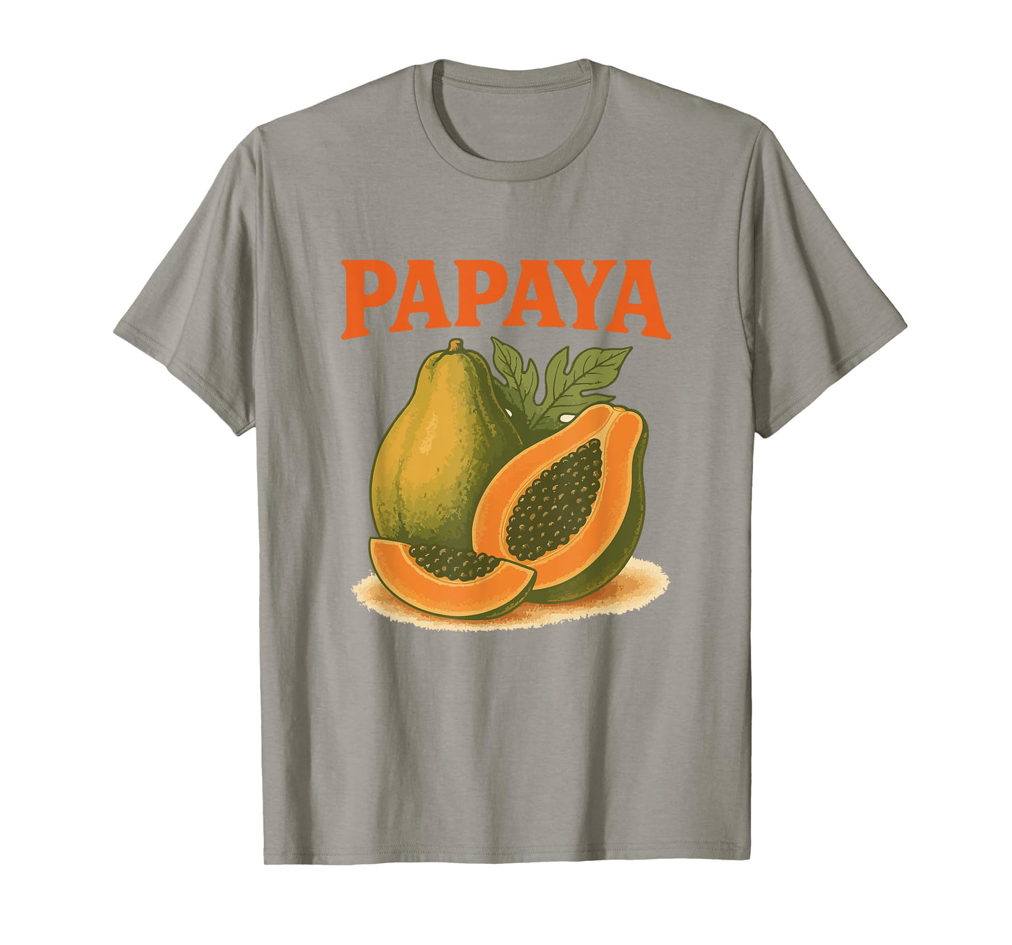 Papaya Retro Vintage Halloween Tropical Fruit Costume T-Shirt